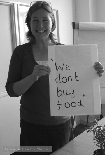 We Don't Buy Food